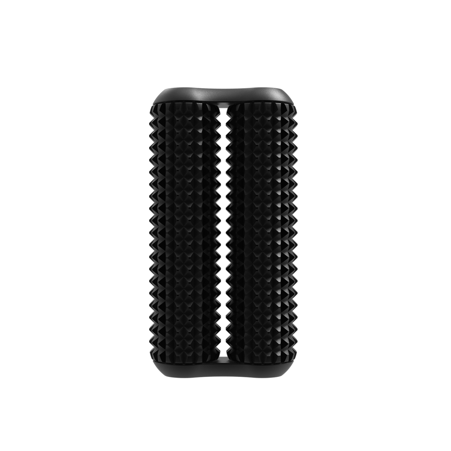 eam_Black Acupressure_Junior | Black acupressure hand massager fidget roller with textured pyramid studs